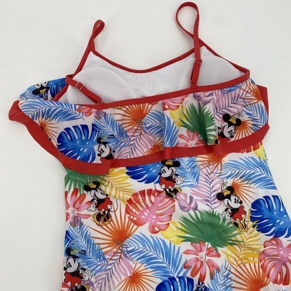 Disney Women's Size M Minnie Mouse One Piece Swimsuit 50+SPF Colorful - Picture 11 of 11